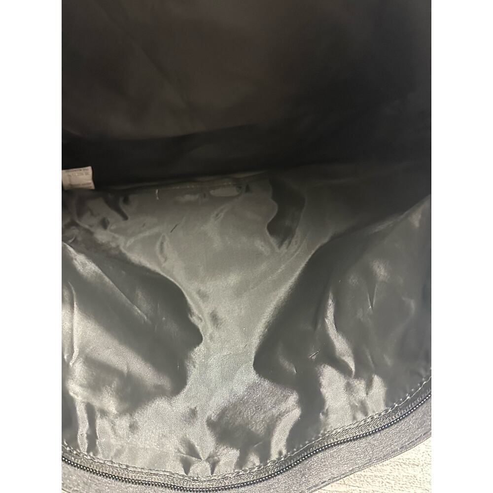 Bella Russo Charcoal Gray Weekender Canvas Bag Tote & Cosmetic Bag - Picture 8 of 12